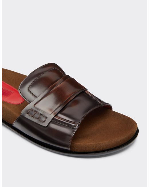 Ferrari White Slide Loafers for men
