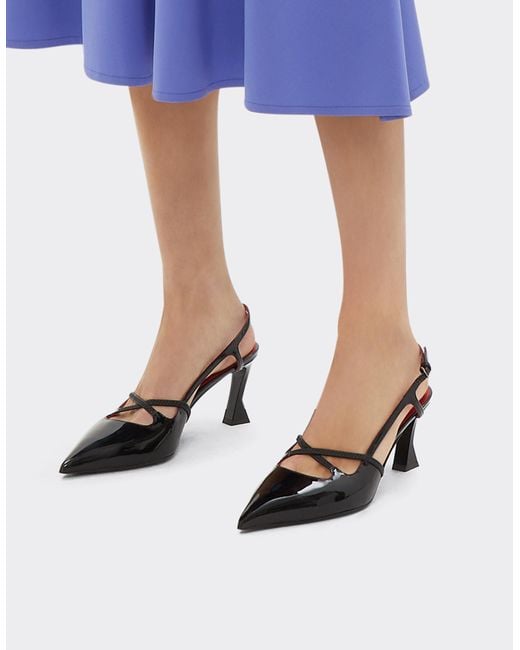 Ferrari White Slingback Shoes