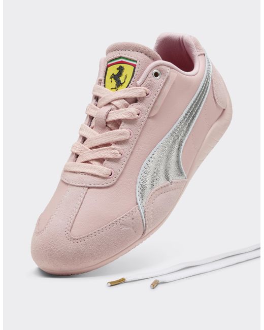 Ferrari Pink Puma Sneaker For Scuderia Speedcat