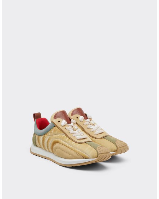 Ferrari Green Suede Nappa And Nylon Sneakers for men