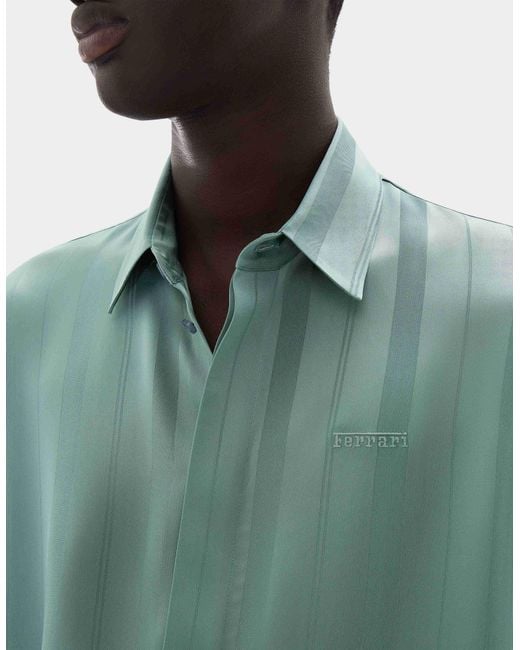 Camicia di Ferrari in Blue da Uomo