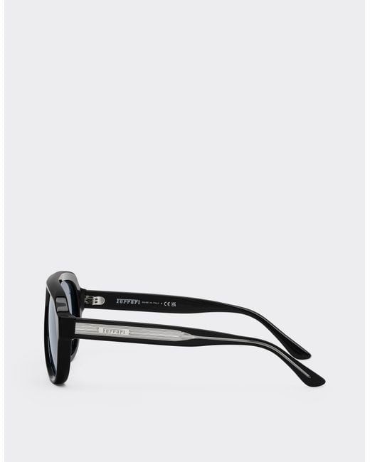 Ferrari Black Sunglasses