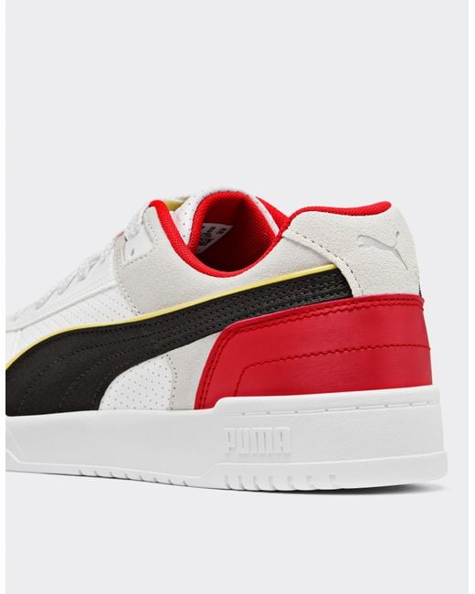 Ferrari White Puma For Scuderia Rbd Game Low Trainers