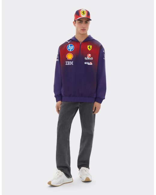 Ferrari Blue Puma Replica Hoodie For Scuderia Hp China 2026 for men