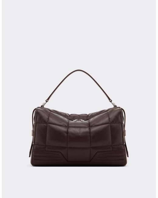 Ferrari Brown Gt Soft Mini Bag