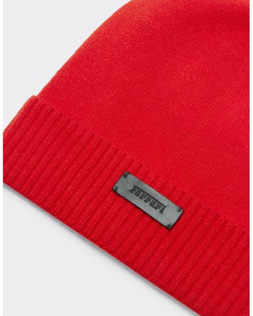 Beanie di Ferrari in Red