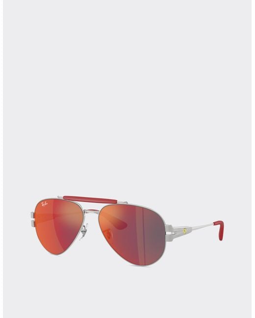 Ferrari Pink Ray-Ban For Scuderia Rb3762M Hypercar