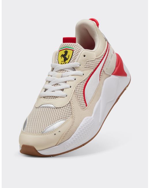 Ferrari White Puma Sneaker For Scuderia Rs-X
