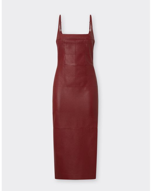 Ferrari Red Midi Dress