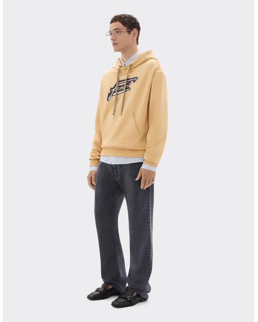 Ferrari Natural Hoodie With Patch for men