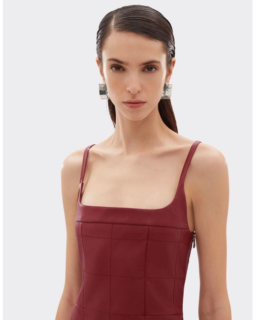 Ferrari Red Midi Dress