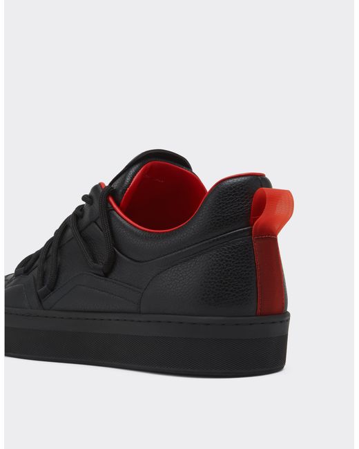 Ferrari Ledersneaker in Black für Herren