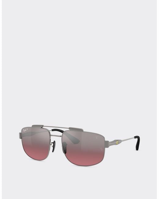 Ferrari Gray Ray-Ban For Scuderia Rb3789M