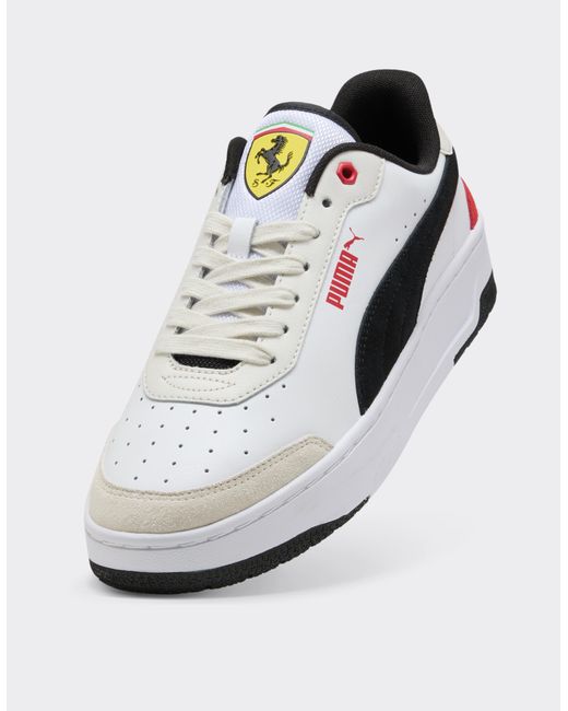 Ferrari White Puma Sneaker For Scuderia Ca Match