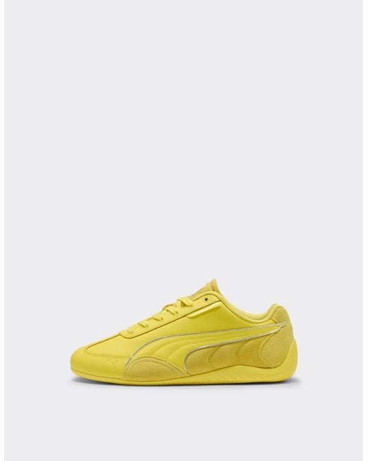 Ferrari Yellow Puma Sneaker For Scuderia Speedcat