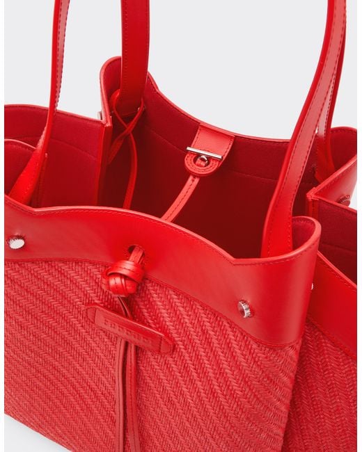 Tote Bag Grande di Ferrari in Red