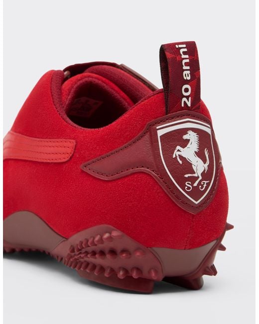Ferrari Red Puma Mostro Sneakers For Scuderia Hp Las Vegas Special Edition