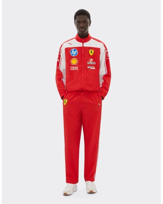 Ferrari Red Replica Drivers Authentic 2026 Puma For Scuderia Hp Trousers for men