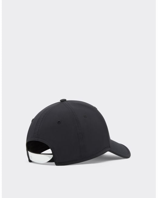 Ferrari Blue Baseball Cap With Metal Prancing Horse