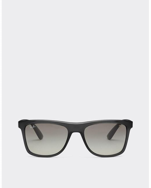 Ferrari Clear Gray Ray ban For Scuderia Rb4413mf Sunglasses With