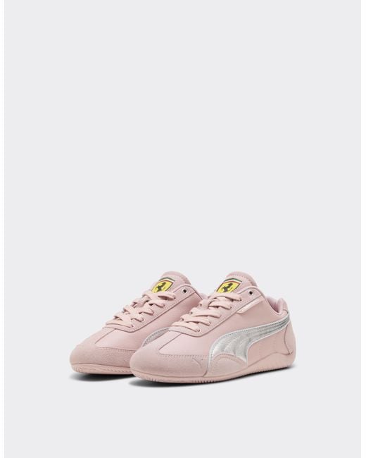 Ferrari Pink Puma Sneaker For Scuderia Speedcat