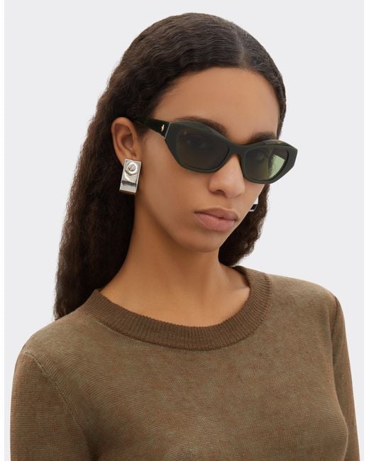 Ferrari Green Sunglasses