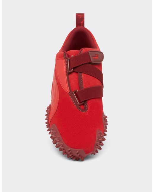 Ferrari Red Puma Mostro Sneakers For Scuderia Hp Las Vegas Special Edition