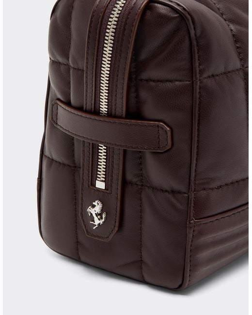 Ferrari Brown Gt Soft Mini Bag