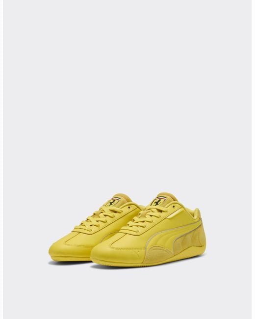 Ferrari Yellow Puma Sneaker For Scuderia Speedcat