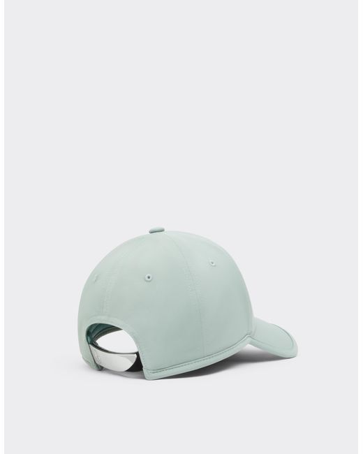 Ferrari Blue Baseball Cap With Metal Prancing Horse