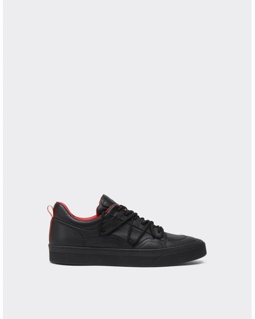 Ferrari Ledersneaker in Black für Herren