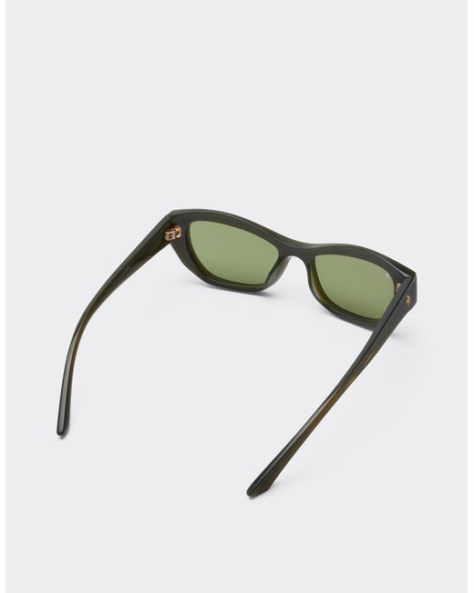 Ferrari Green Sunglasses