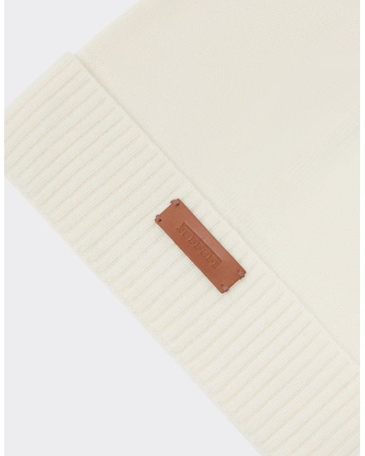 Ferrari Natural Cashmere Beanie