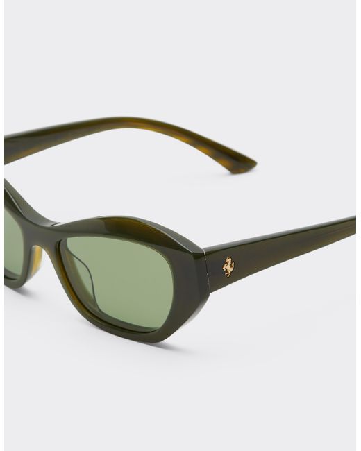 Ferrari Green Sunglasses