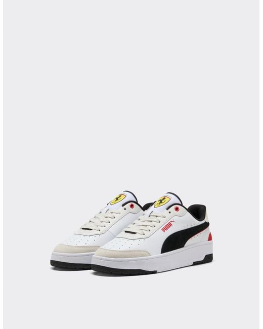 Ferrari White Puma Sneaker For Scuderia Ca Match