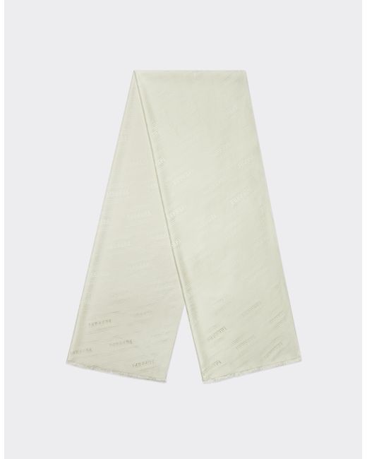 Ferrari Scarf in White | Lyst UK