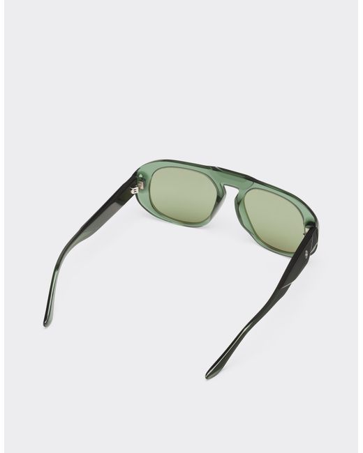 Ferrari Green Sunglasses