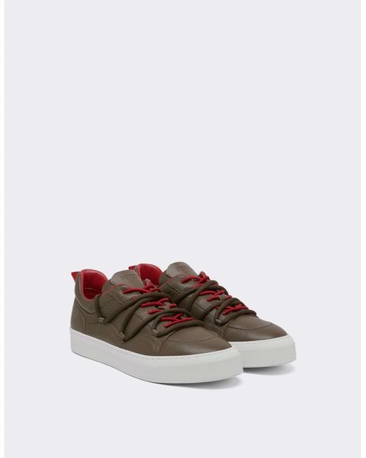 Ferrari White Low-Top Sneakers for men