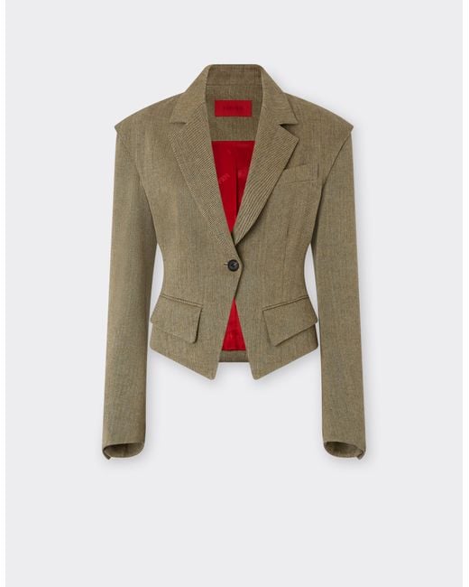 Ferrari Multicolor Délavé Twill Blazer