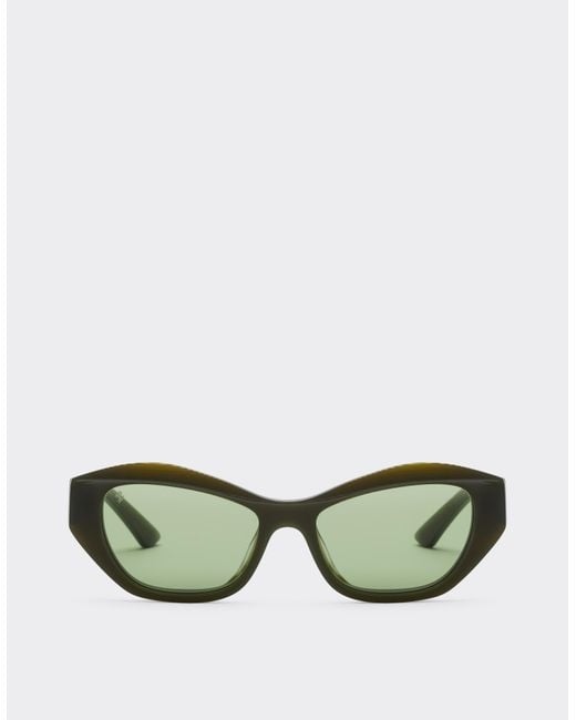 Ferrari Green Sunglasses