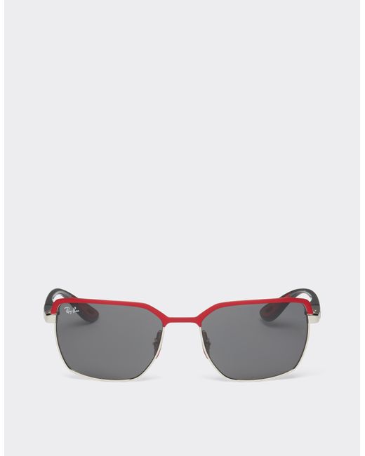 Occhiale Da Sole Ray-Ban For Scuderia 0Rb3743M di Ferrari in Gray