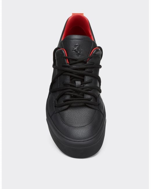Ferrari Ledersneaker in Black für Herren