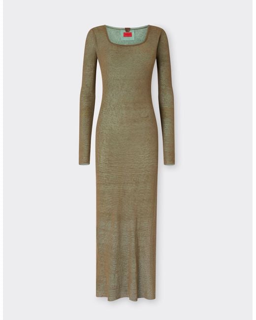 Ferrari Green Long Dress