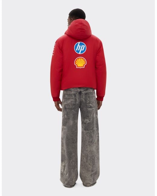 Ferrari Red Puma For Scuderia Hp 2025 Team Reversible Jacket for men