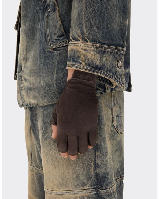 Guanto Fingerless di Ferrari in White
