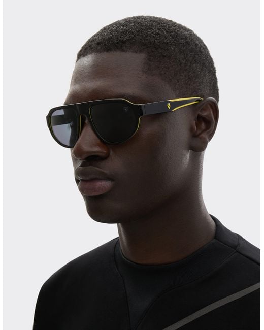 Ferrari Black Scuderia 0Fz6027 Sunglasses