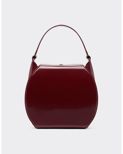 Ferrari Red Dino Hobo Bag