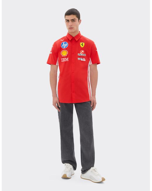 Ferrari Red Replica 2026 Puma For Scuderia Hp Shirt