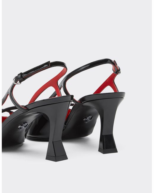 Ferrari White Slingback Shoes