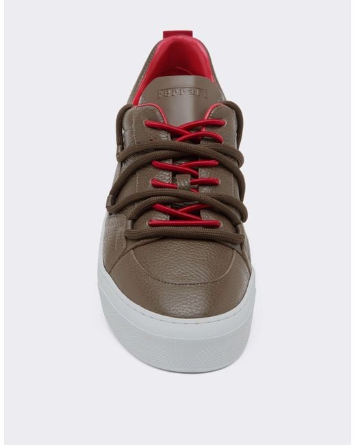 Ferrari White Low-Top Sneakers for men